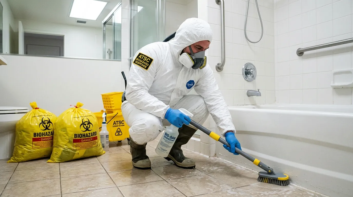 Decontamination equipment deployed for Blood Cleanup in Paramus